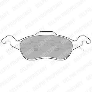 Колодки тормозные (передние) Ford Focus 99-09 (Continental)