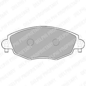 Колодки тормозные (передние) Ford Mondeo III 00-07 (Bosch)