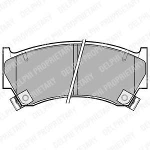 Комплект тормозных колодок, дисковый тормоз