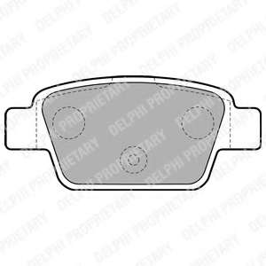 Колодки тормозные (задние) Fiat Bravo II 07-14/Stilo 01-08/Linea 07-/Multipla 99-10 (Bosch)