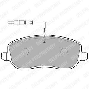 Колодки тормозные (передние) Citroen Jumpy/Fiat Scudo/Peugeot Expert 95-06 (Trw) (+датчики)