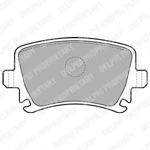 Колодки тормозные (задние) Audi A3/TT/Skoda Octavia/SuperB/VW Golf 03- (Trw)