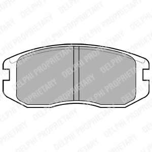 Комплект тормозных колодок, дисковый тормоз