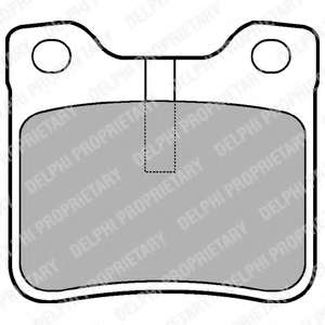 Комплект тормозных колодок, дисковый тормоз