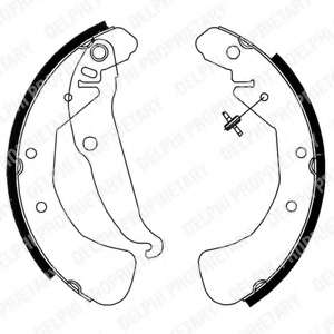 Колодки тормозные (задние) Opel Combo 01- (барабанные) (230x42)