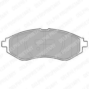 Колодки тормозные (передние) Daewoo Lanos/Chevrolet Aveo 03- (Akebono)