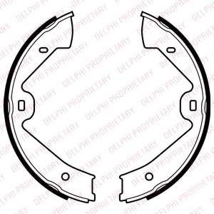 Колодки тормозные (задние) VW Touareg/Porsche Cayenne 10- (барабанные) (210x30)
