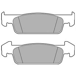 Колодки тормозные (передние) Dacia Logan II/Sandero II 12-/Renault Logan 11-/Sandero 13/Clio IV 18-