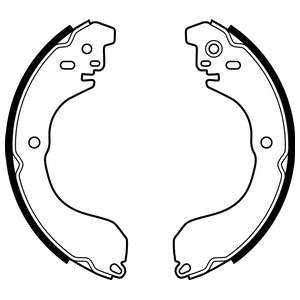 Колодки тормозные (задние) Jeep Compass 06-/Patriot 07- (барабанные) (229x37)
