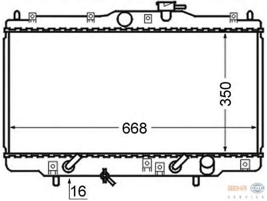 Радиатор, охлаждение двигателя