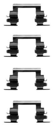 Комплектующие, колодки дискового тормоза