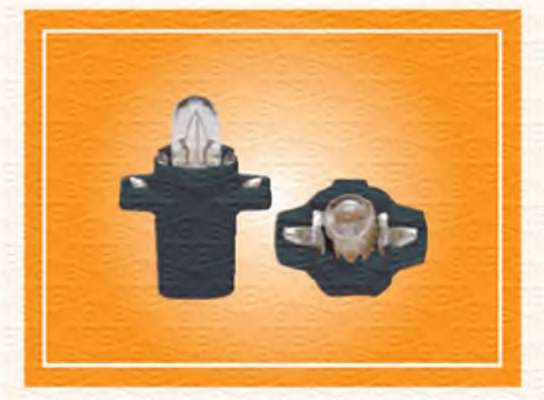 Автолампа PB3 12V 1.2W BAX10D/B8.3d Standard (в щиток приборов/черная)