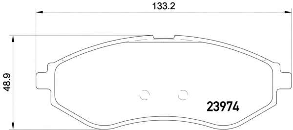 Гальмівні колодки дискові перед. Chevrolet Aveo/Daewoo Kalos 02-