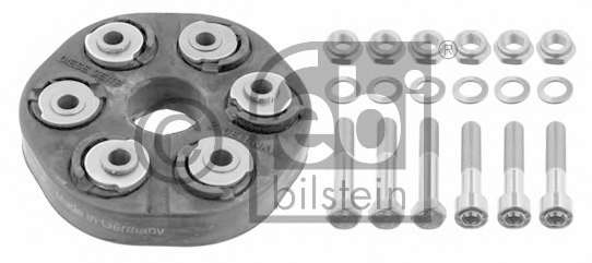 Муфта кардана эластичная MB E-class (W124/C124)/190 (W201) 86-96 (к-кт с болтами)