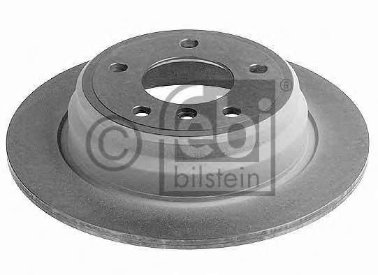 Диск тормозной (задний) BMW 5 (E39) 2.0-2.5 95-03 (298x10) (с покрытием) (полный)