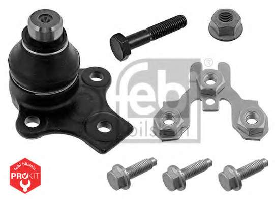 Опора шаровая (передняя/снизу) VW Caddy 95-04 (к-кт)