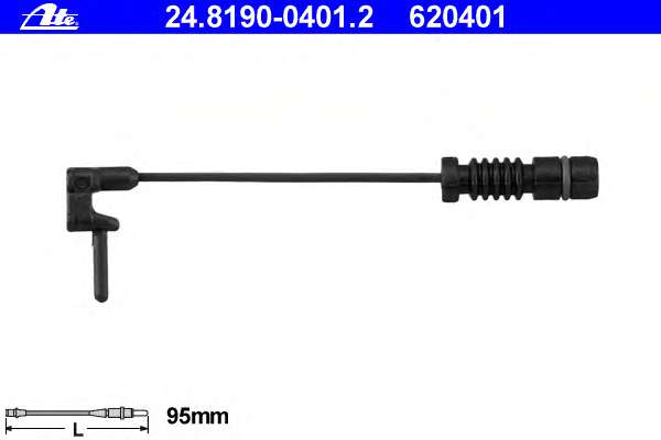 Датчик износа тормозных колодок (передних/задних) MB E-class (W124/W210) 93-03 (L=95mm)