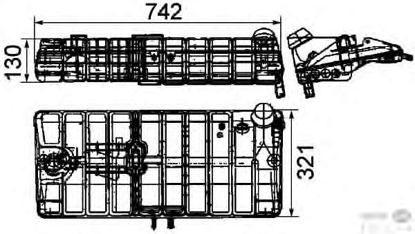 Компенсационный бак, охлаждающая жидкость