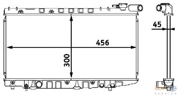 Радиатор, охлаждение двигателя