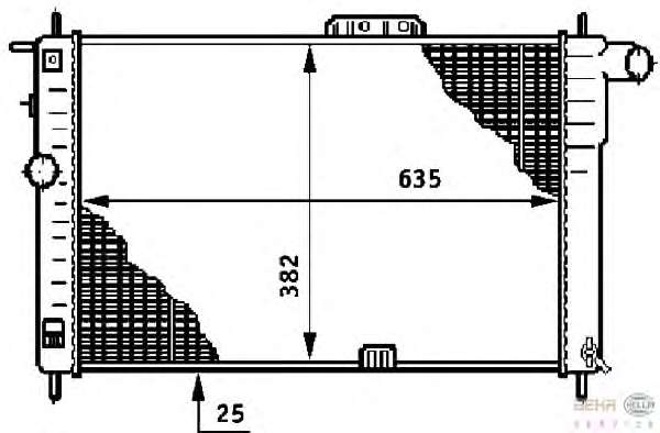 Радиатор, охлаждение двигателя