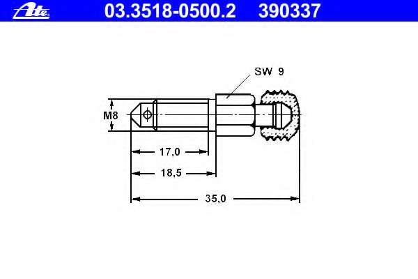Болт воздушного клапана / вентиль