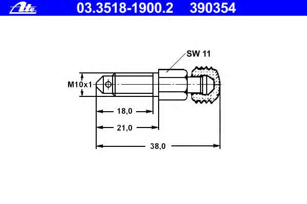 Болт воздушного клапана / вентиль