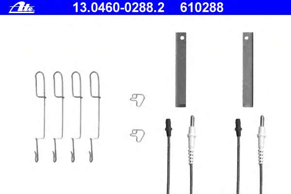 Комплектующие, колодки дискового тормоза