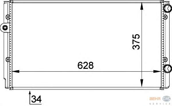 Радиатор, охлаждение двигателя