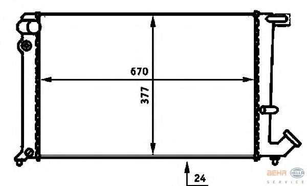 Радиатор, охлаждение двигателя