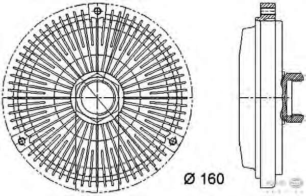 Сцепление, вентилятор радиатора