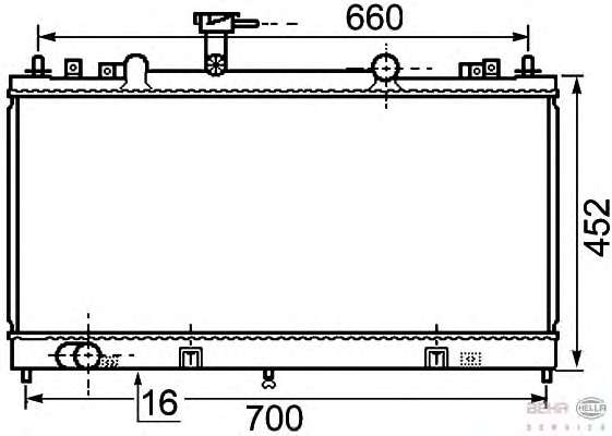Радиатор, охлаждение двигателя