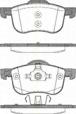 Комплект тормозных колодок, дисковый тормоз