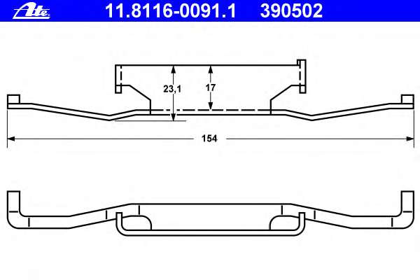 Пружина, тормозной суппорт