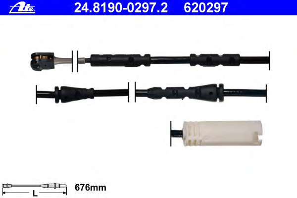 Датчик износа тормозных колодок (передних) BMW X1 (E84) 05-15 (L=676mm)