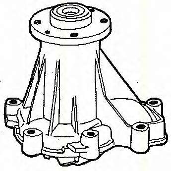 Помпа воды MB Sprinter 901-904/Vito (W638) 2.3D/2.9D 96-06 (OM601/602)