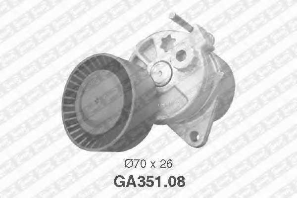 Натяжной ролик, поликлиновой  ремень