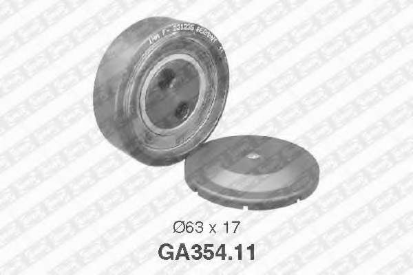 Натяжной ролик, поликлиновой  ремень