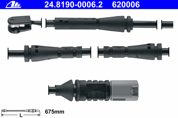 Датчик износа тормозных колодок (передних) BMW 1 (F20)/2 (F22)/3 (F30) 1.6-4.0 10- (L=675mm)