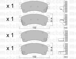 Колодки тормозные (передние) Mazda 626 IV/V 91-02/MX-6 92-97/Ford USA Probe 93-98