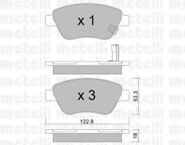 Колодки тормозные (передние) Opel Corsa D 06-14/Adam 12-19