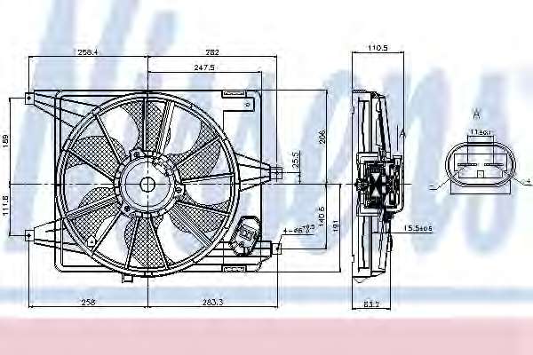 Вентилятор, охлаждение двигателя