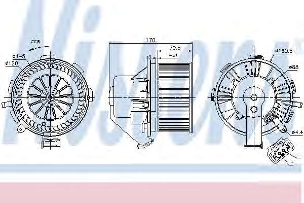 Вентилятор салона