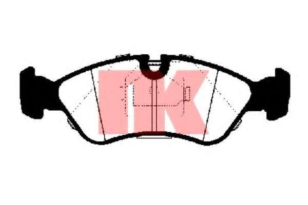 Гальмівнi колодки диск.Opel Astra F 91-98/Kadett E 87-93/Vectra A/B 88-03