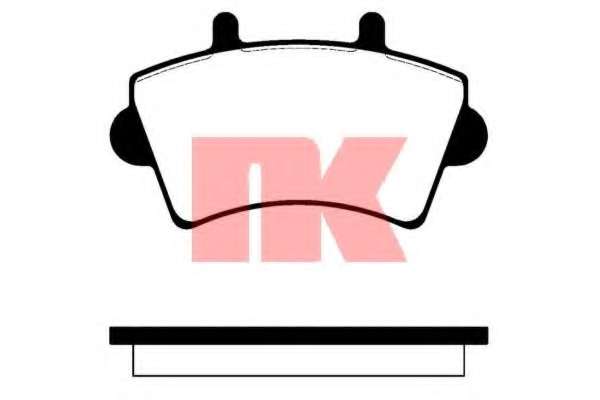 (R16) Гальмівні колодки дискові перед. Renault Master 1.9D / 2.2D / 2.5