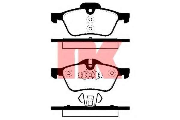 К-кт перед. гальм. колодок Mini Cooper 1.6 16V (ATE) 01-/BMW Mini 04-