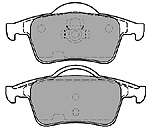 Комплект тормозных колодок, дисковый тормоз