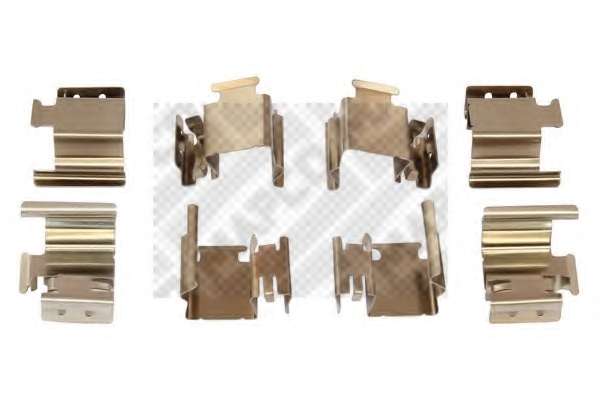 Комплектующие, колодки дискового тормоза