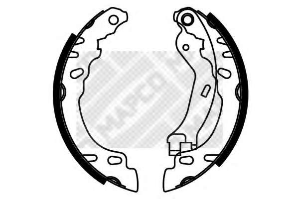 Комплект тормозных колодок